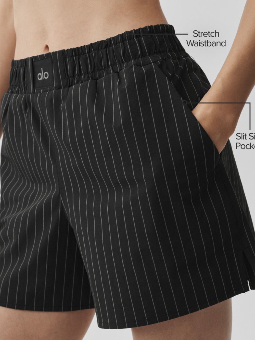 ALO  Pinstripe boxer  Shorts